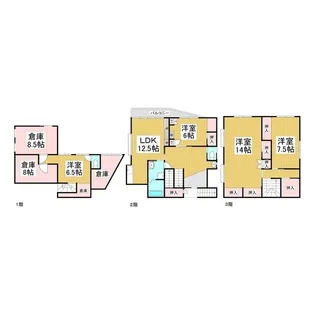 長野県伊那市山寺【一戸建】の間取り