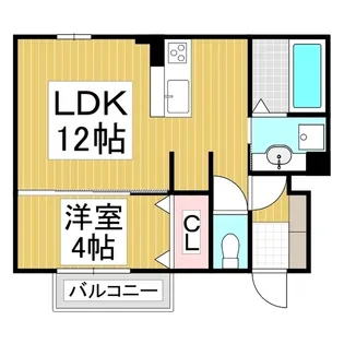 ちのUH0425【101号室】の間取り