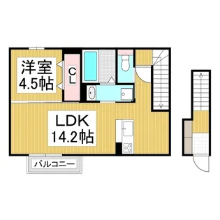 ちのUH0425【202号室】の間取り