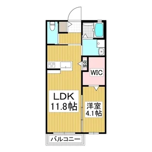 ブラン・テラス【103号室】の間取り