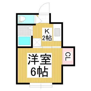 カルチェラタン【209号室】の間取り