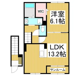 ルミナス・スターズ【202号室】の間取り
