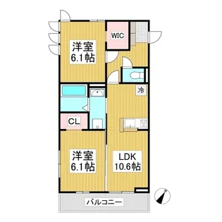 Lumiere33【3階】の間取り