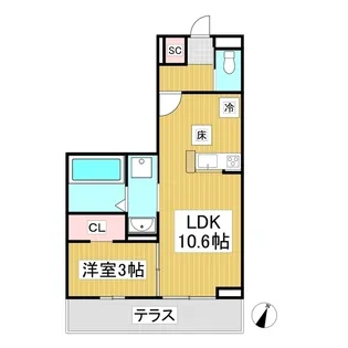 Lumiere33【3階】の間取り