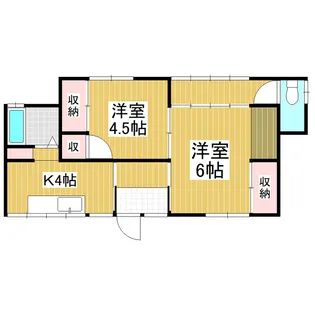 長野県松本市宮渕本村【一戸建】の間取り