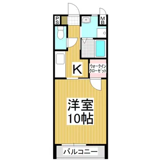 SoleaB【106号室】の間取り
