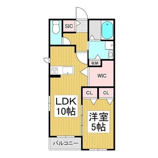 (仮)ウィズハイム小屋北【104号室】の間取り