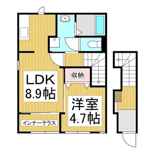 DayR 庄内【2階】の間取り