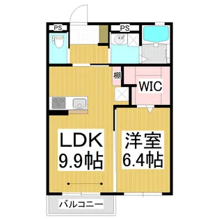 Aonuma Terrace【201号室】の間取り