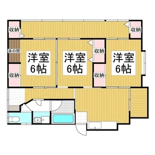 長野県飯田市上郷黒田【一戸建】の間取り