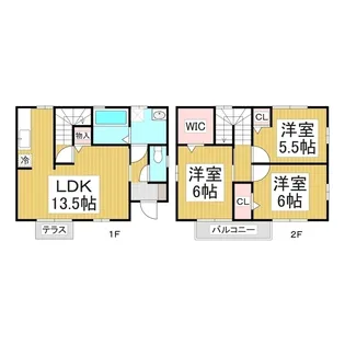 長野県長野市篠ノ井塩崎【一戸建】の間取り