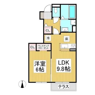 カーササリーチェハーモニー【1階】の間取り