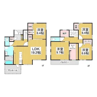 長野県松本市寿北7丁目【一戸建】の間取り