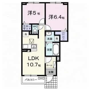 アンシャンテ【1階】の間取り