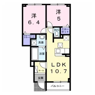 アンシャンテ【1階】の間取り