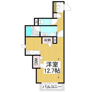 (仮)ベレオ中御所【201号室】の間取り