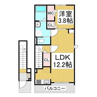 ラ フェリーチェ 篠ノ井【2階】の間取り