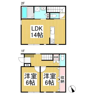 カーサグリスクロラ【B号室】の間取り