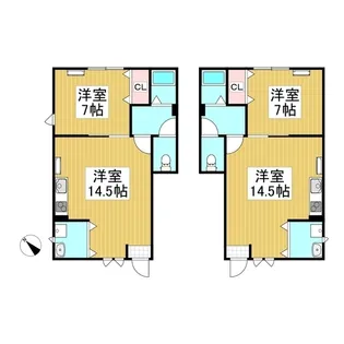 グリーンデイズ【102号室】の間取り