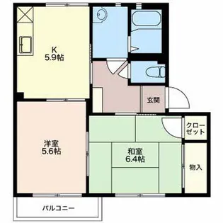 フォーレス砂田B【102号室】の間取り