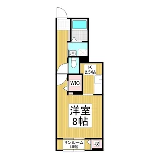 エクラテラス A【1階】の間取り