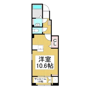 エクラテラス B【1階】の間取り