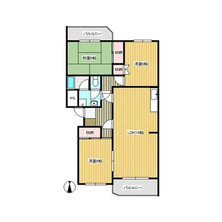 メゾン・ド・レコール【233号室】の間取り