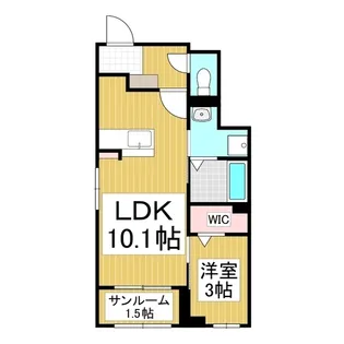 フリージア【1階】の間取り