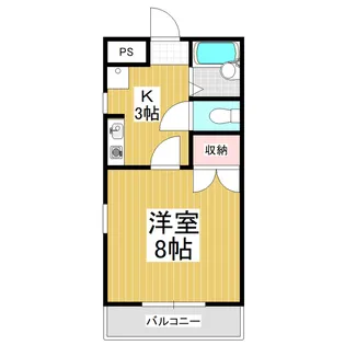 アクティス元町【202号室】の間取り