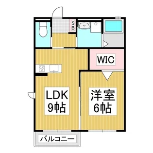ドエル村井町南A棟【207号室】の間取り