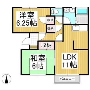 レジデンス【103号室】の間取り