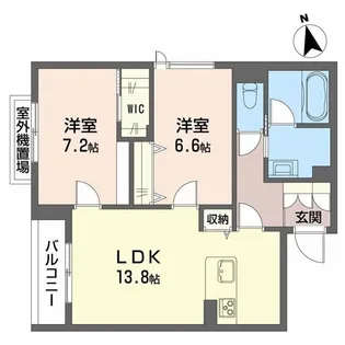 シャーメゾン ルモラ【305号室】の間取り