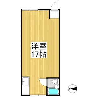 吉野屋ビル【2F号室】の間取り