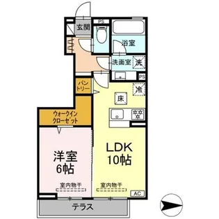 メゾン陣場【105号室】の間取り