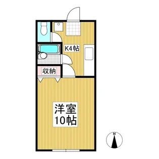 プラスK&A【102号室】の間取り