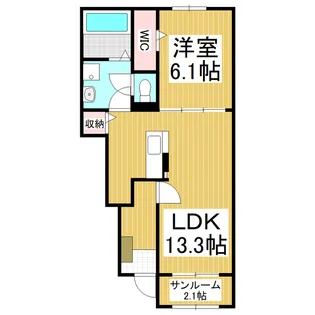 ペニー レイン【1階】の間取り
