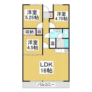 マック渚コート 218号室【218号室】の間取り
