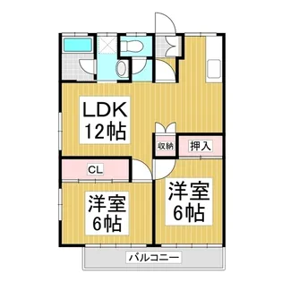 第二トキワ荘【2-B号室】の間取り