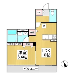 Crestier N【302号室】の間取り
