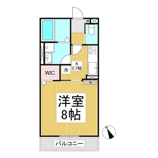 Crestier S【103号室】の間取り