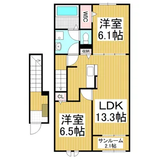 北アルプスGIFT【2階】の間取り