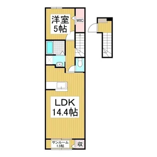 ルミエール赤羽【2階】の間取り