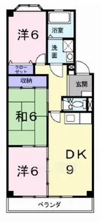 ルミエール山下【1階】の間取り