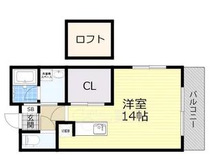 Casa de viola【3階】の間取り