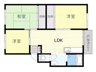 シャンボール八王寺【5階】の間取り