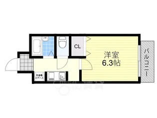 大阪府豊中市清風荘1丁目【マンション】の間取り