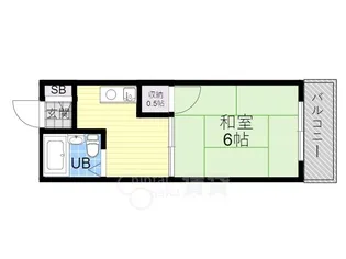 天神コーポ【2階】の間取り