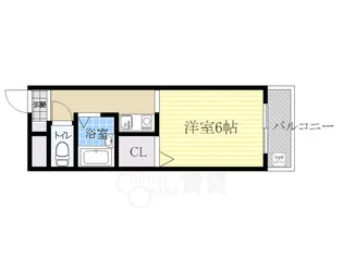 大阪府池田市石橋1丁目【マンション】の間取り