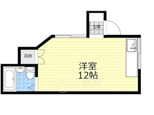 兵庫県川西市小花1丁目【テラスハウス】の間取り