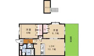 ティエドール【2階】の間取り